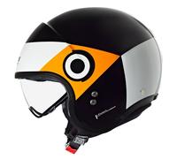 Casque Jet Nolan N21 ONIRICO 342 Nero / Bianco / Arancione
