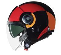Casque Jet Nolan N21 VISOR BICROMO 350 Nero / Rosso / Arancione