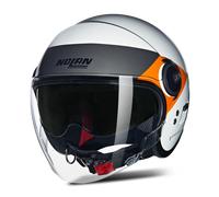 Casque Jet Nolan N21 Visor Blanc/Noir/OrangeM Blanc,Noir,Orange