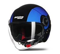 Casque Jet Nolan N21 VISOR BICROMO 351 Nero / Blu / Azzurro