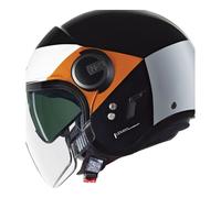 Casque Jet Nolan N21 VISOR ONIRICO 345 Nero / Bianco / Arancione