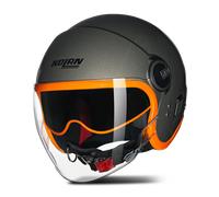 Casque Jet Nolan N21 Visor Perle Gris/OrangeL Gris,Orange