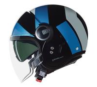 Casque Jet Nolan N21 VISOR TANGENTE 353 Nero / Blu / Argento