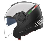 Nolan N40-5 Bellavista 341, casque ouvert XS Mat Noir/Blanc/Rouge/Vert Mat Noir/Blanc/Rouge/Vert