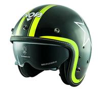Casque Jet NOS NS-1F Etoile Jaune Fluo