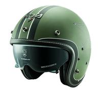 Casque Jet NOS NS-1F Etoile Vert Mat