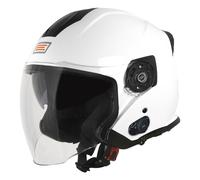 Casque Jet Origine Palio BT 2.0 Bluetooth Solide Blanc