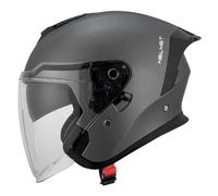 Casque Jet Ouvert Moto avec Double Visière Demi Casque De Scooter ECEDOT Homologué Casques Bols Style Toutes Saisons pour Street Bike Scooter Cruiser pour Hommes Femmes L,M:57-58CM