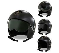 Casque jet pilot air force luxe