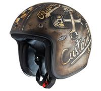 Premier Helmets Classic Open Face Helmet Marron 2XL