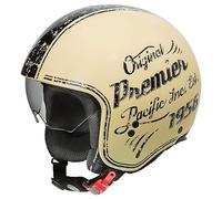 casque jet premier rocker or 20 beige / noir XS