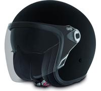 Casque jet Premier Vangarde Mono Taille : S (55/56), Couleur : Noir