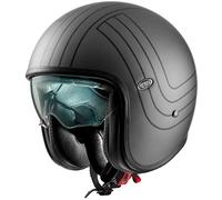 Premier Vintage EX, casque à jet L Mat Gris Foncé/Noir Mat Gris Foncé/Noir
