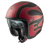 Premier Vintage FR, casque à jet M Mat Rouge/Noir Mat Rouge/Noir