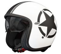 Premier Vintage Star 8 BM Jet Casque, noir-blanc, taille XS pour homme