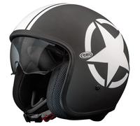 Premier Vintage Star, casque ouvert M Mat Noir/Blanc Mat Noir/Blanc
