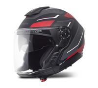 Schuberth J2 Sigma Casque jet, noir-gris-rouge, taille XL pour homme