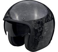 Casque jet Scorpion Exo Belfast EVO Carbon Onyx Noir S
