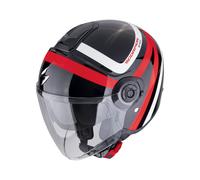 Casque Jet SCORPION EXO-CITY II RIVA Noir Rouge
