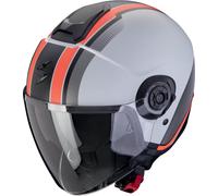 Scorpion EXO-City II VEL, casque à réaction L Mat Gris/Rouge Mat Gris/Rouge