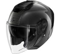 SHARK, Casque Moto Jet RS Jet Carbon IKONIK Black Chrome DKU, S