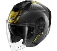 Casque Jet Shark RS JET CARBON IKONIK Carbon Gold Chrom