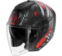 Shark Rs Jet Carbon Shaytan Open Face Helmet Noir L