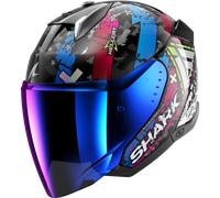 Shark Skwal i3 Jet Hellcat, casque ouvert L Noir/Violet/Bleu Noir/Violet/Bleu