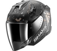 SHARK, Casque Moto Jet SKWAL i3 Jet Hellcat Black Chrome Anthracite KUA, XS
