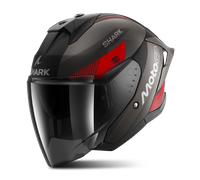 SHARK Casque jet Skwal Jet Cup MotoGP – Noir mat / Gris foncé / Rouge – Taille M
