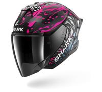 SHARK Casque jet Skwal Jet Cup Replica Redding Mat Noir/Fuchsia/Argent/Bleu Clair Taille S