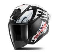 Shark Skwal Jet Cup Replica Zarco Suzuka Open Face Helmet Noir 2XL
