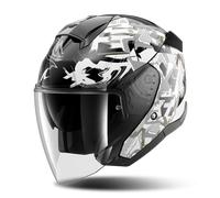 Casque Jet Shark Skwal Jet Noir/Blanc/OrS Noir,Blanc,Or