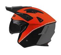 Casque jet Sheratan avec visière pare-soleil rétractable Trial Street Scooter Moto (S)