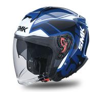 Casque Jet SMK GTJ Tourer Bleu/BlancM Bleu,Blanc