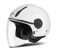SMK-Link Electronics Casque jet Laminar Flat ouvert écran GL100 Blanc Taille L