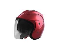 Casque Jet STORMER Sun Evo 2.0 Calm Red Metal Glossy S