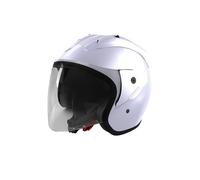 Casque Jet STORMER Sun Evo 2.0 White Pearly Homologué ECE 22.06 Intérieur Lavable Boucle Micrométrique S