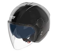 Casque Jet Urbain NOLAN N20-2 Visière Classique 301 Noir Brillant