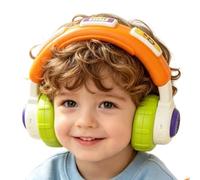 Casque Jouet pour Jouet Musical Educatif Rythmé et Sonore avec Lumières | Casque pour avec Lumière pour Garçons, Filles, 1-2 Ans, Tout-Petits, , Maison, Chambre,