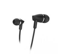 Casque "Joy, intra-auriculaire, microphone, câble plat, noir