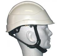 Casque KARA monteur avec jugulaire 4 points EBT réglable - ABS blanc AUBOUEIX