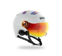 CASQUE de vÃ©lo urbain KASK URBAN "R" RAINBOW CHROME - WG11 (Ivory/Pink Silver) M/L (54-59 cm)