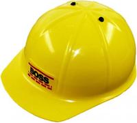 Casque Kid's jaune avec impression 'Boss