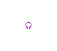 Akashi Casque Bluetooth 5.1 pour enfant – Pliable, autonomie 8h – Rose/Violet