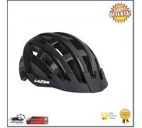 Casque Lazer Compact Cyclisme Vélo VTT E-Bike Noir Mesure 54-61 cm