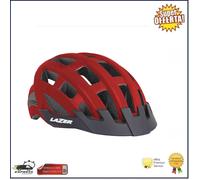 Casque Lazer Compact Cyclisme Vélo VTT E-Bike Vélo Rouge Mesure 54-61 cm