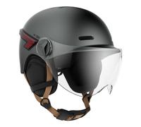 Casque Vélo Casr Casque Velo / Trottinette Led Glow Gris L Transparent