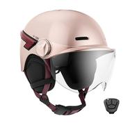 Casque Vélo Casr Glow Avec Led Et Visiere Rose M