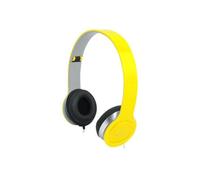 Casque - LogiLink - Stereo High Quality - Arceau - Jaune - Filaire